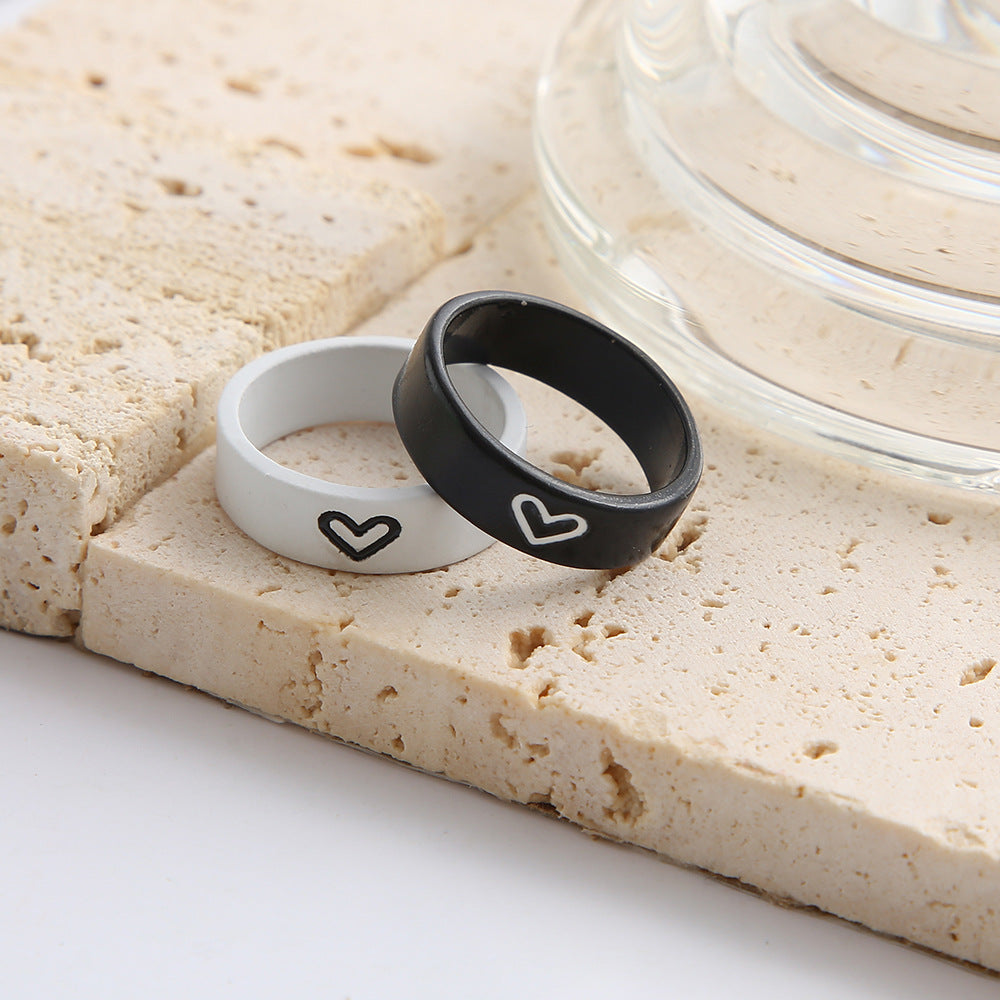 Simple Couple Love Rings