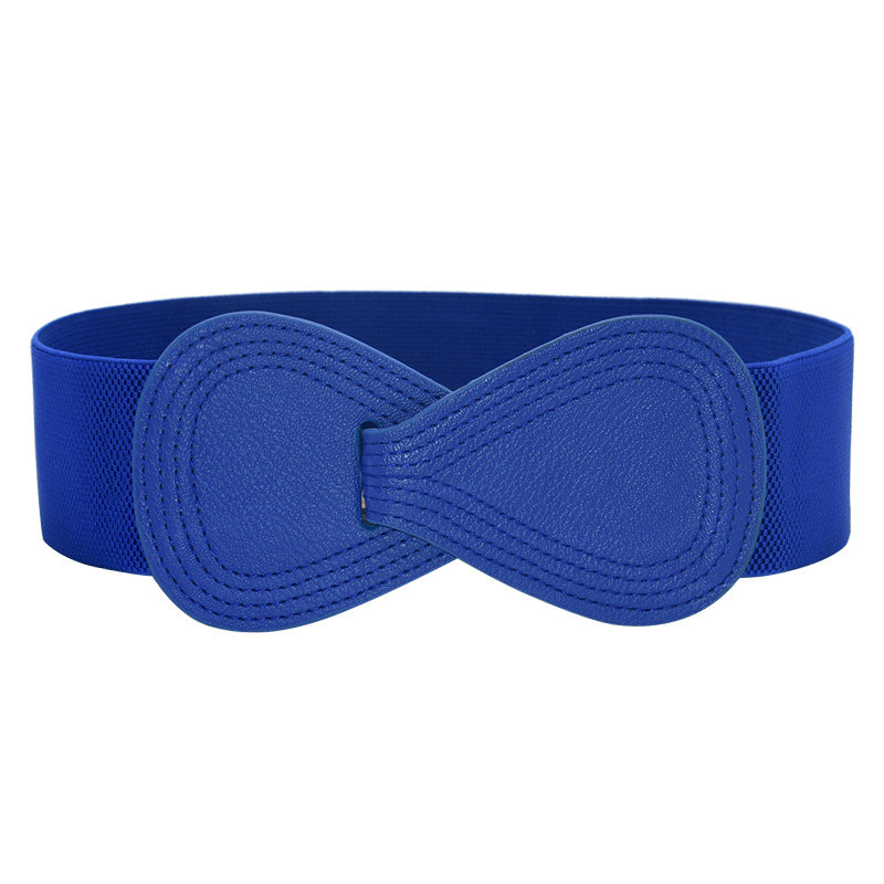 Bow elastic belt ladies