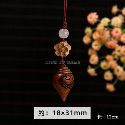 Green sandalwood sachet diffuser pendant