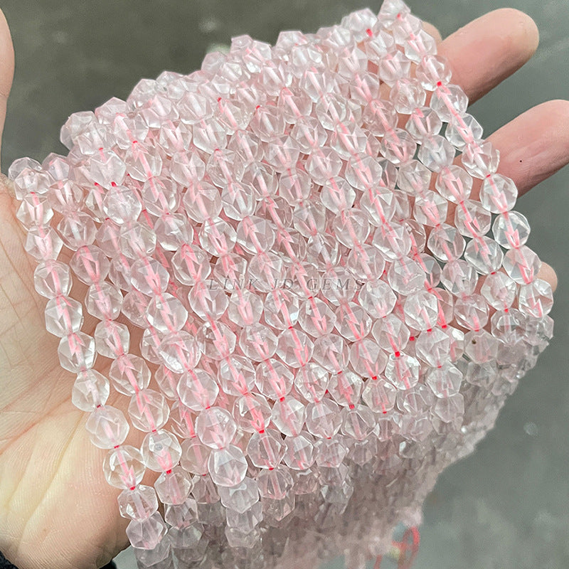 8/10 Ice Through Powder Crystal Diamond Faceted Rhombus Beads Loose Beads