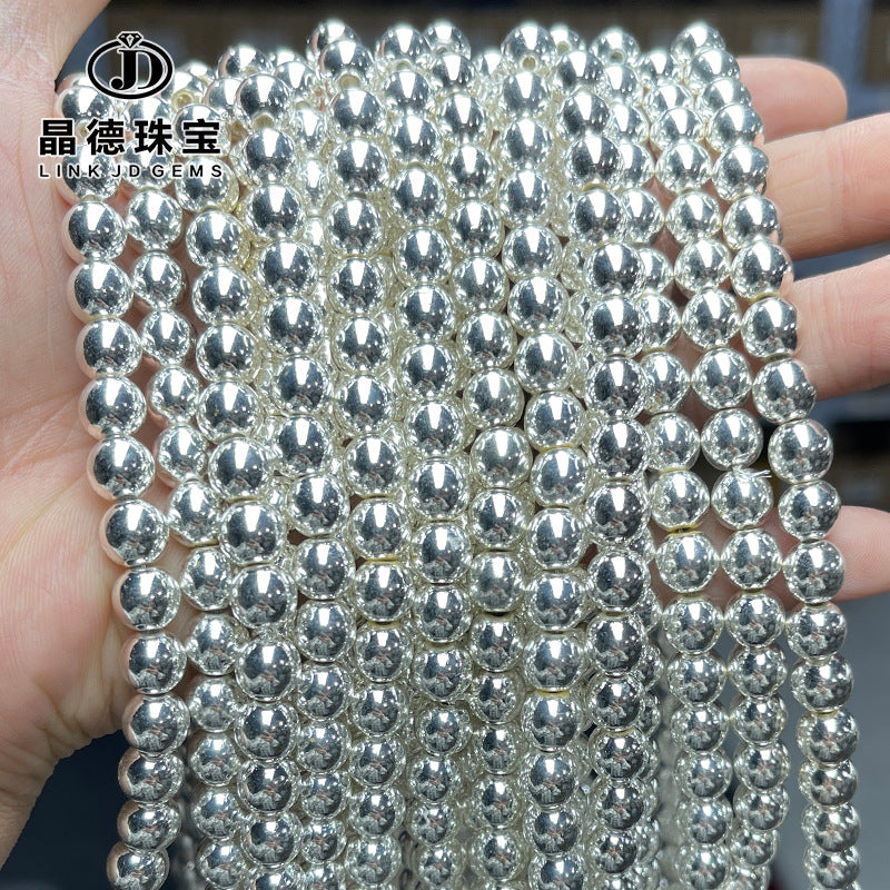 Perlas de plata y negro para cálculos biliares 