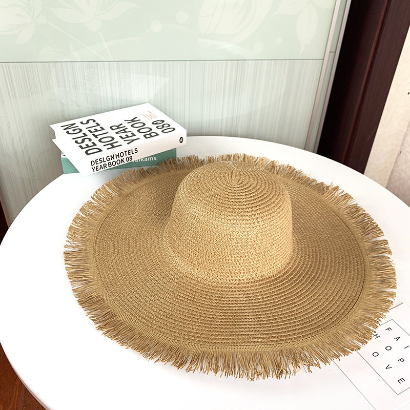 2024 Summer Wide-Brim UV Protection Straw Hat