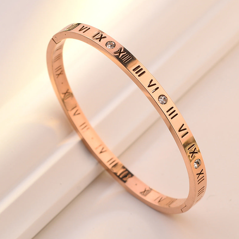Roman numerals bracelet fashion