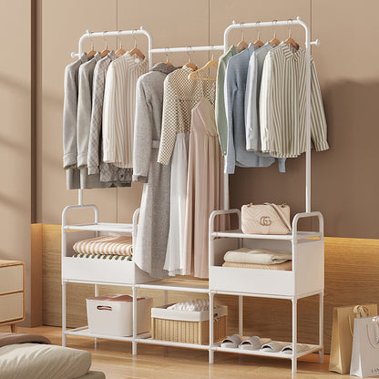 Floor Clothes Drying Rack Organizer