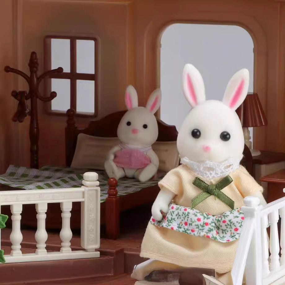 Forest Family Dollhouse Toy Villa