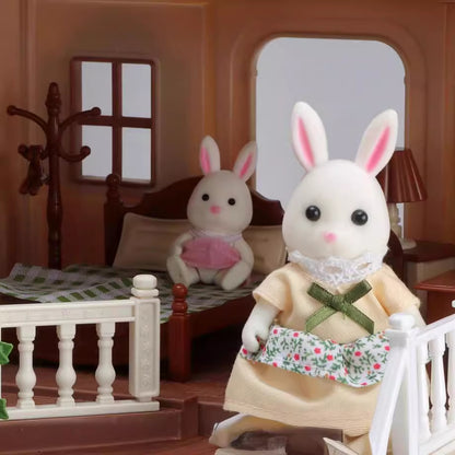 Forest Family Dollhouse Toy Villa