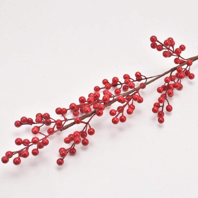 Simulación de fruta de acebo fruta roja fruta de la fortuna 