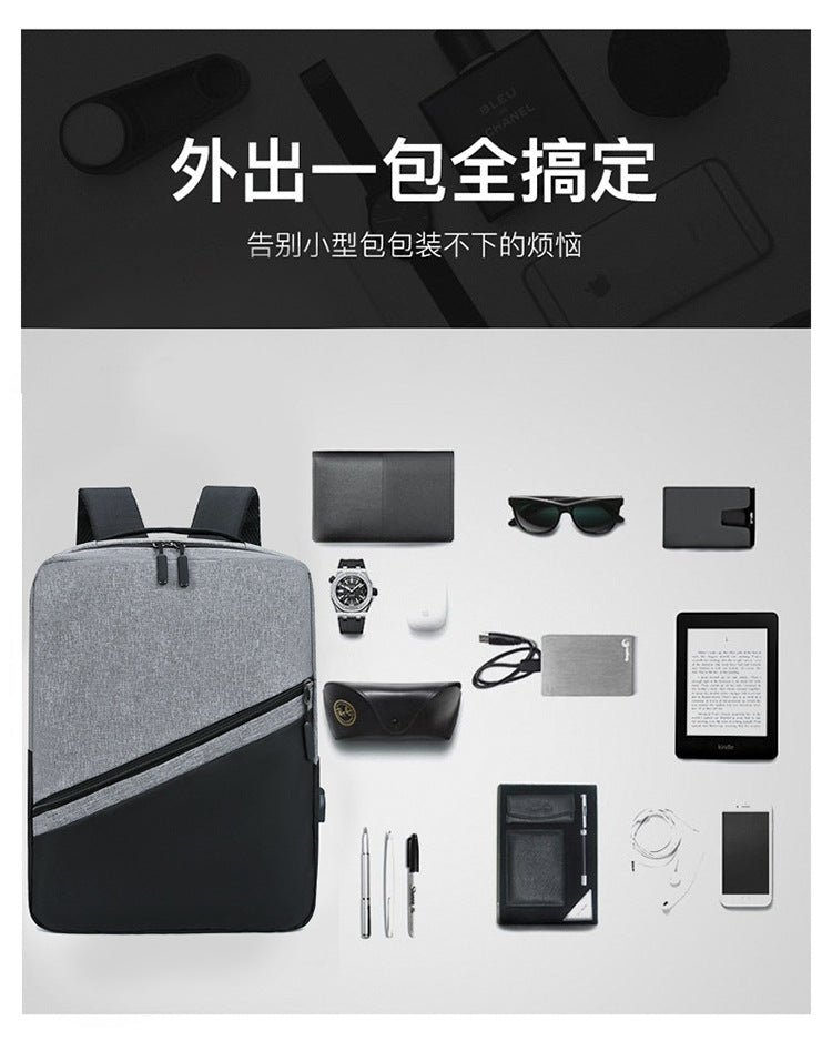USB multi-function large capacity backpack