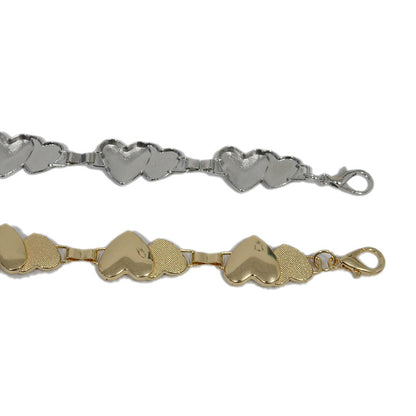 Big and small love buckle waist chain