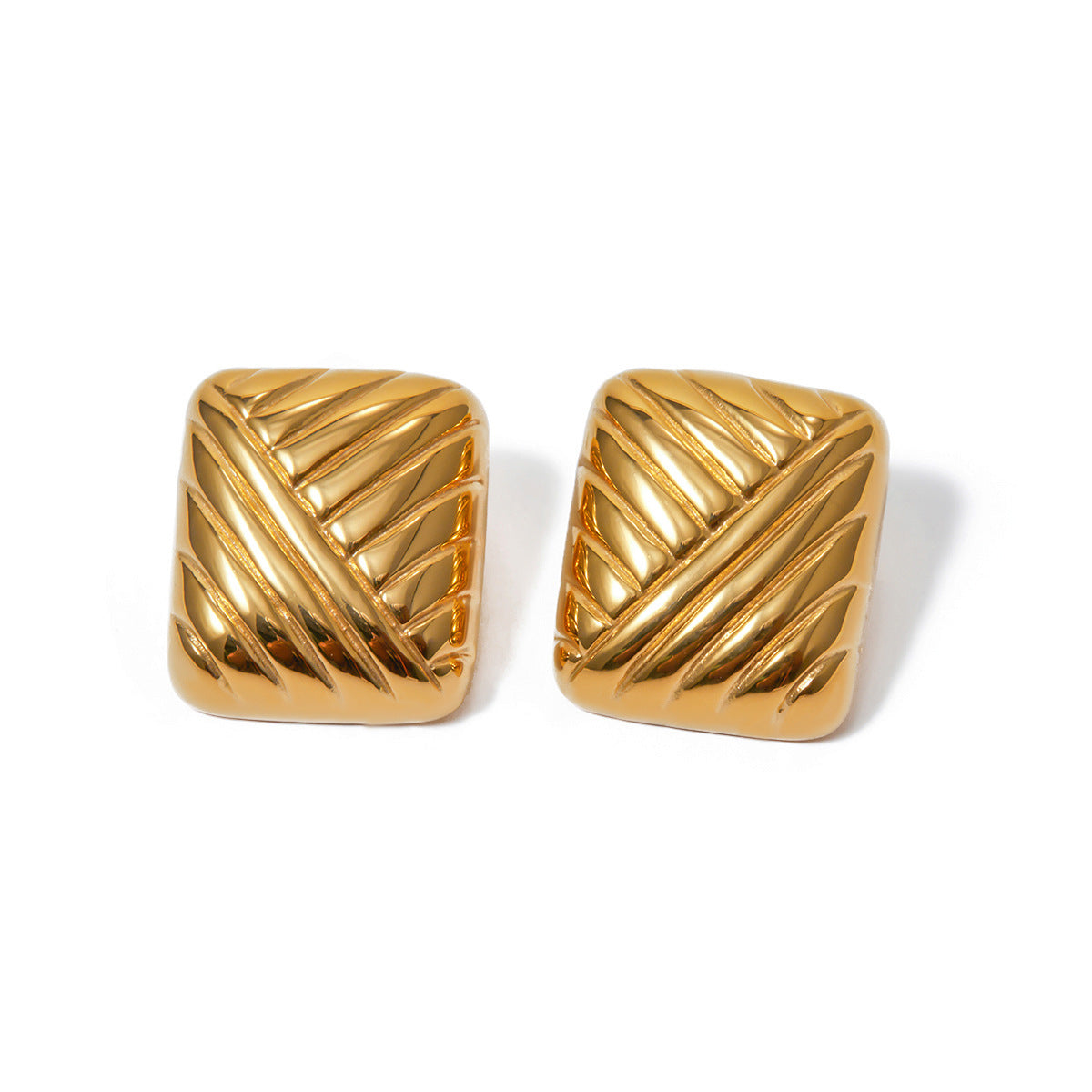 Square Braided Earrings