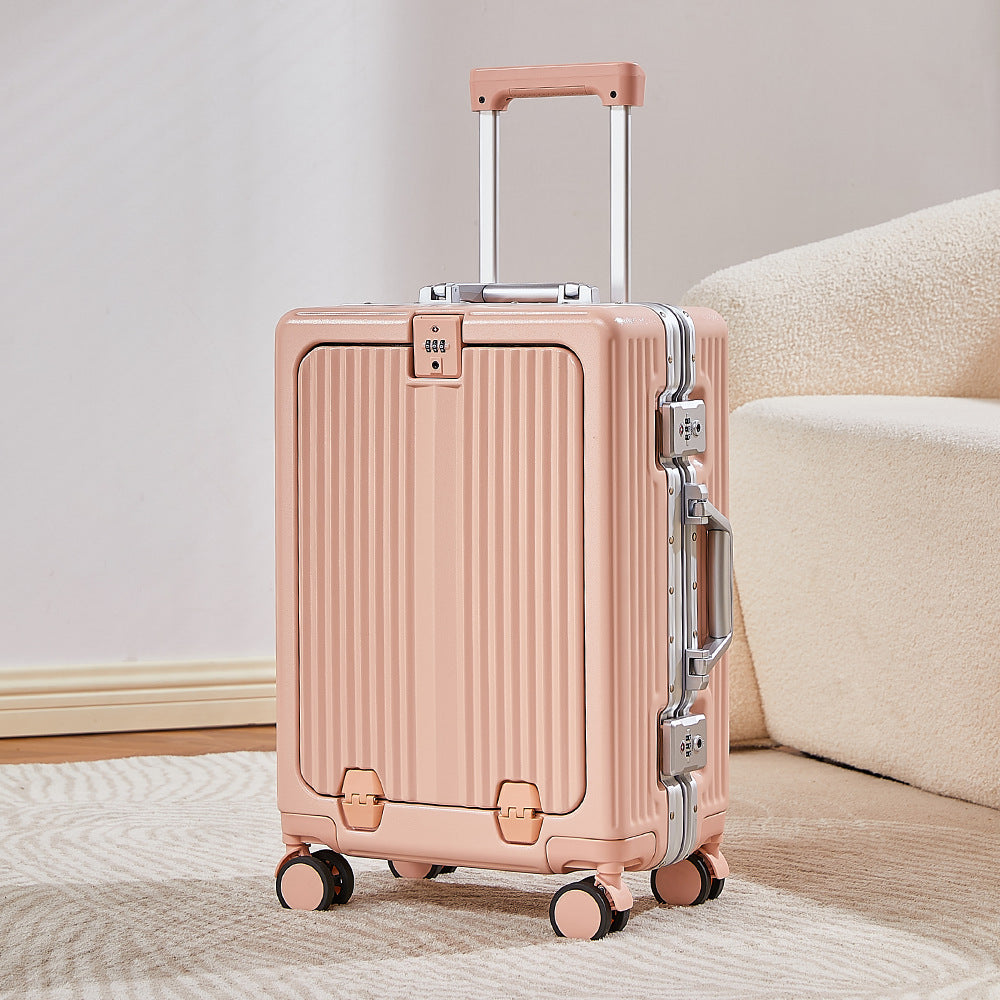 Front open suitcase 20 inch boarding case