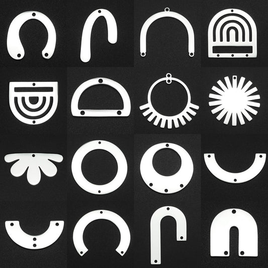 5 pcs/titanium steel arc connection accessories