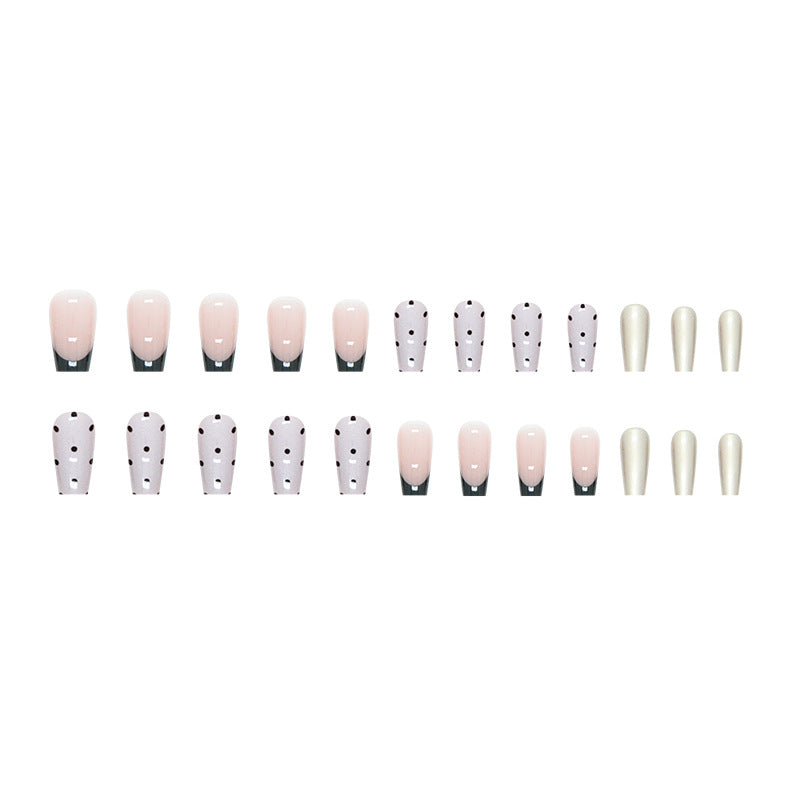 Short Ballet French Magic Pink Nails