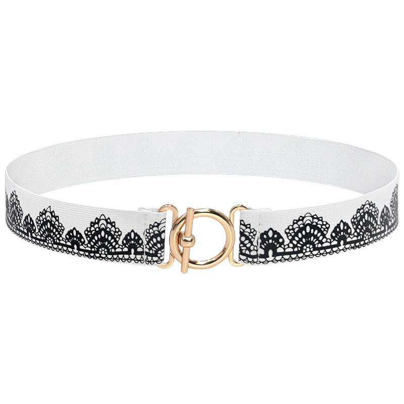 Direct women's elastic belt