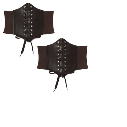 Elastic waist width belt