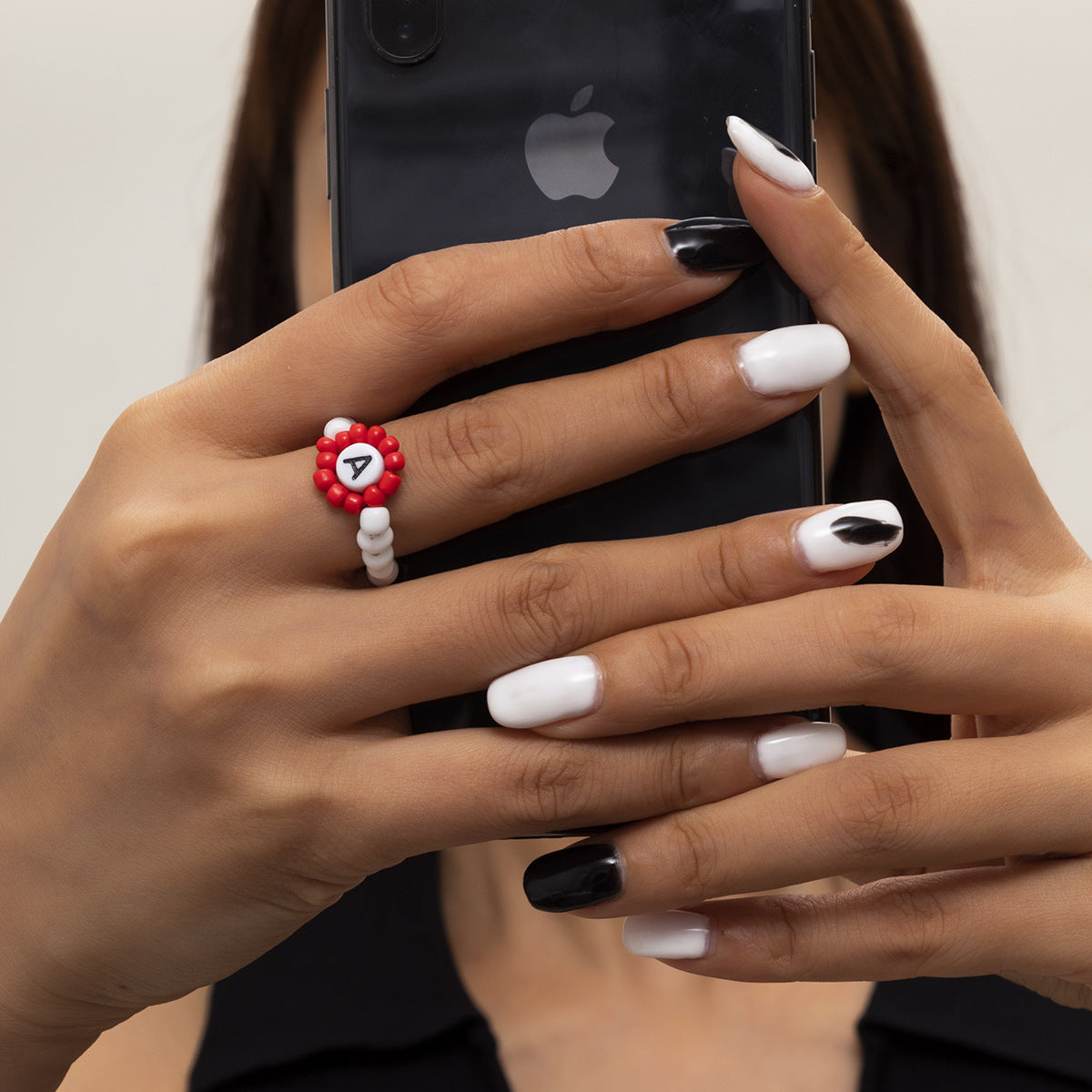 Acrylic letter beaded necklace