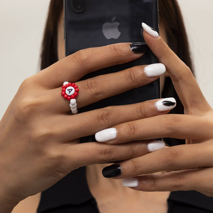 Acrylic letter beaded necklace