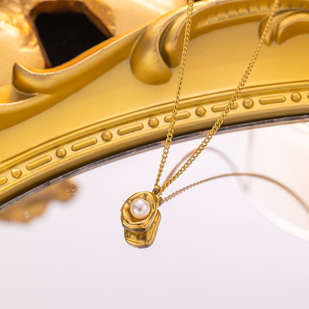 Titanium Steel Mori Design Necklace