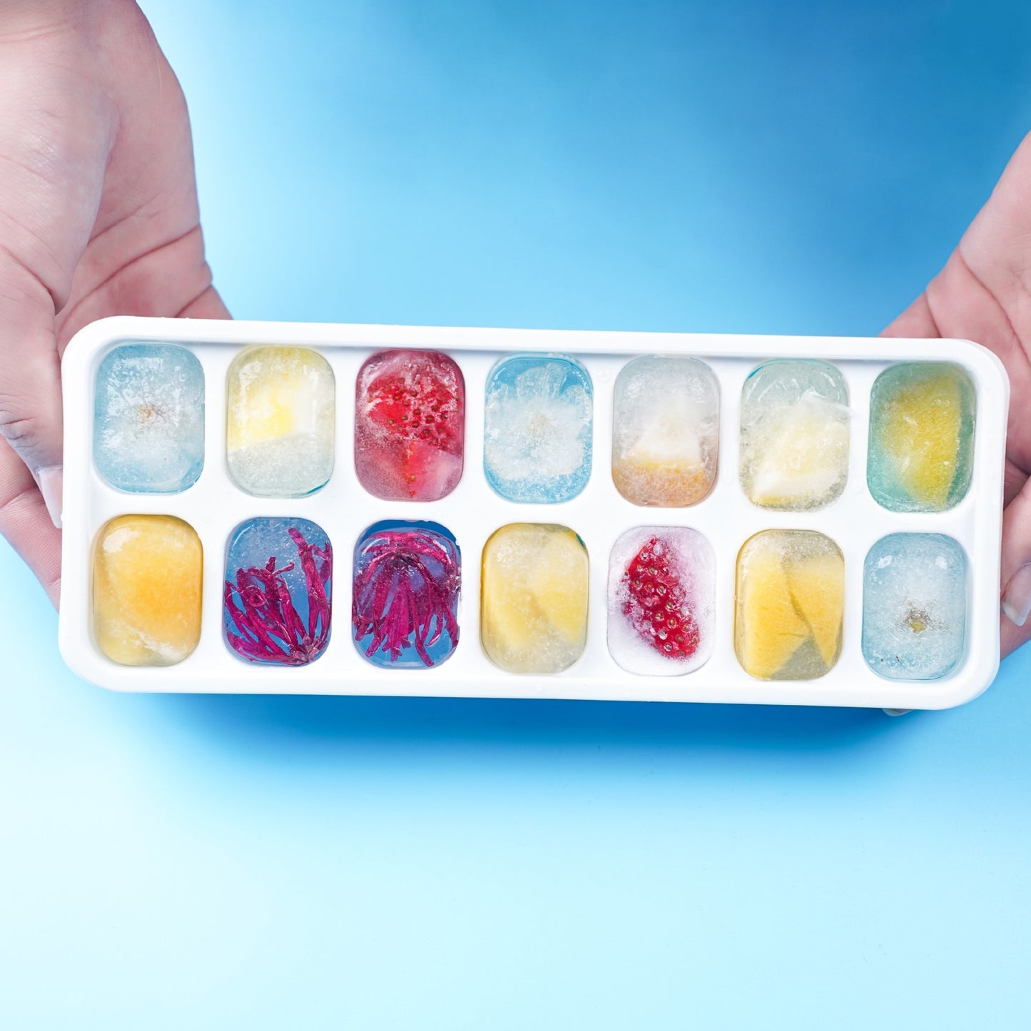 Candy Color 14-Cube Silicone Ice Tray