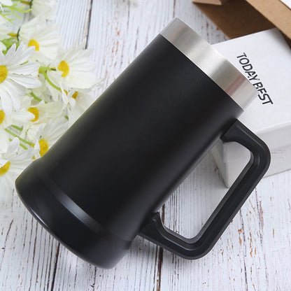500ML Brazilian Stainless Steel Beer Mug Coffee Mug