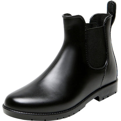 Platform rain boots non-slip car wash shoes