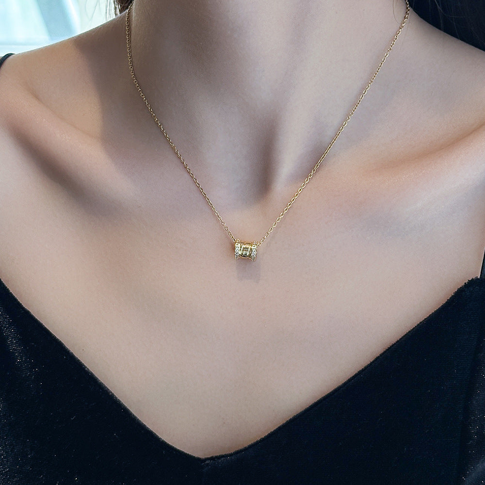 Personalized Titanium Steel Clavicle Necklace