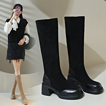 Waterproof table high boots