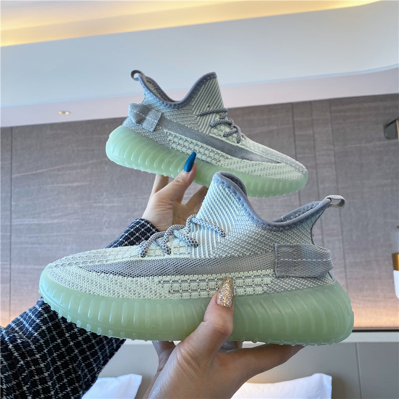 Coconut breathable netflix woven shoes men's and women's sports shoes