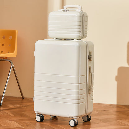 Front open suitcase for men and women