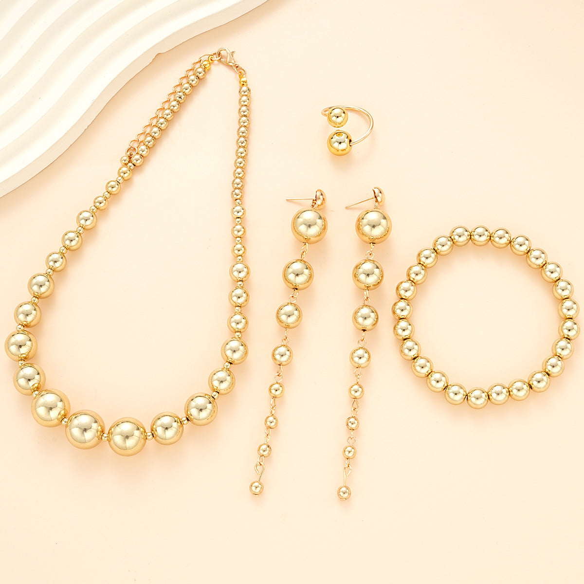 Geometric Bead Jewelry Set