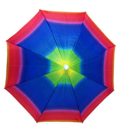 Sombrero de pesca con protección solar recubierto de plata y sombrilla 