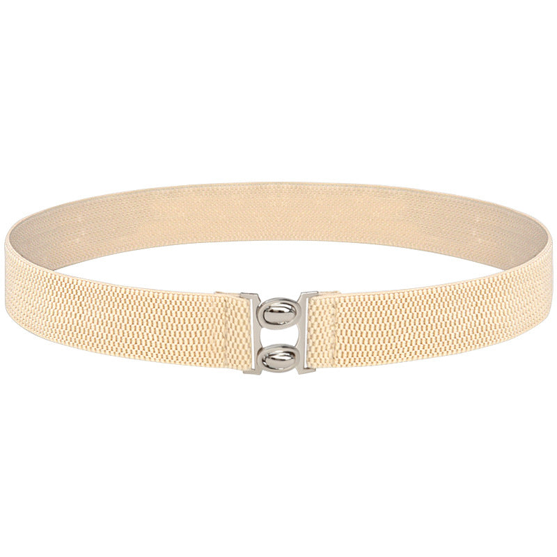 Elastic belt female black