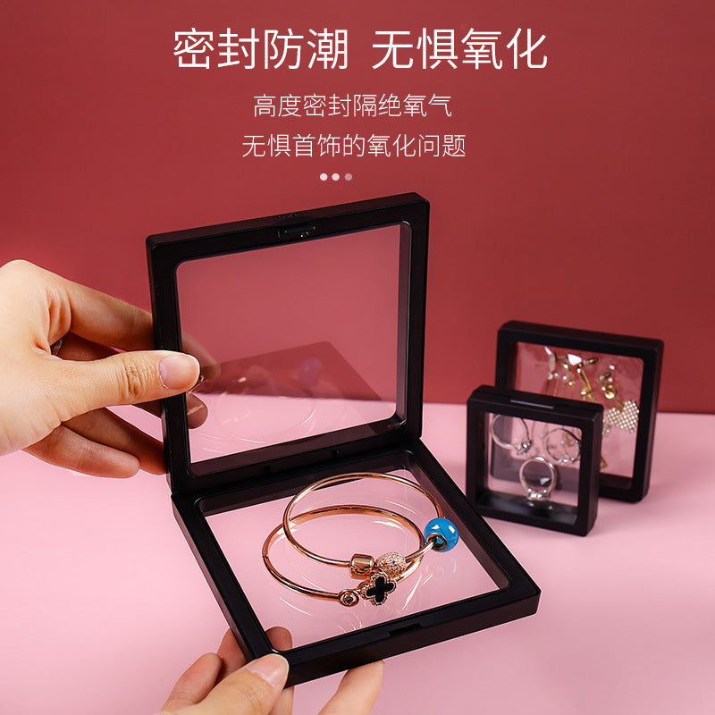 Hard Plastic Jewelry Display Box with PE Film