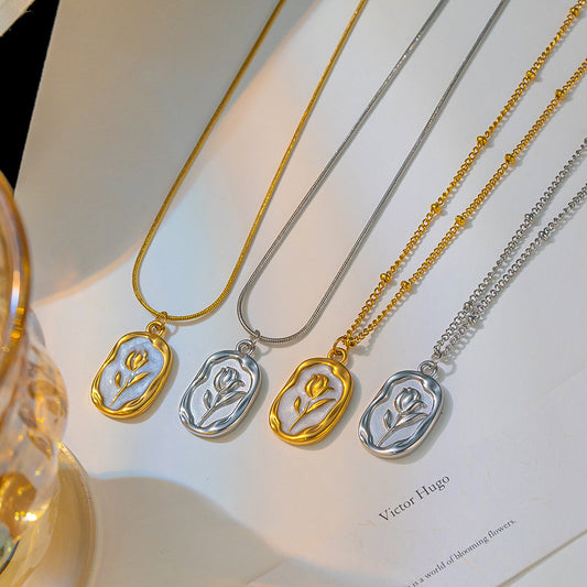 Tulip Flower Necklace