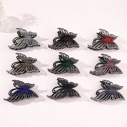 Korean High-End Claw Clip with Rhinestones Bow