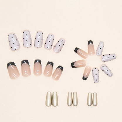 Short Ballet French Magic Pink Nails