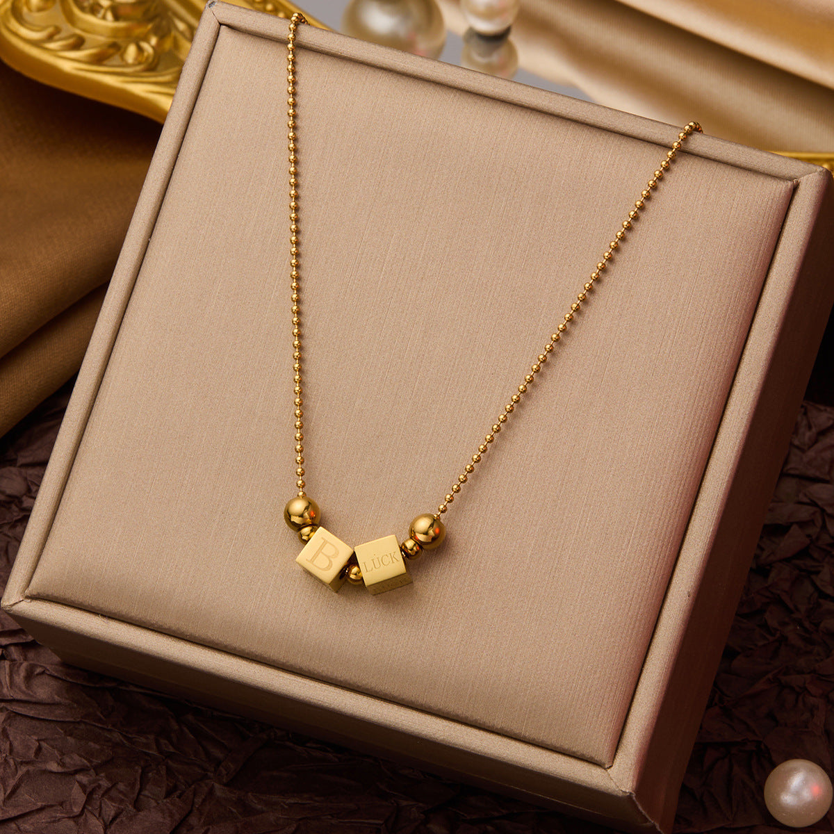 Women's Titanium Steel Clavicle Necklace — Summer Fashion