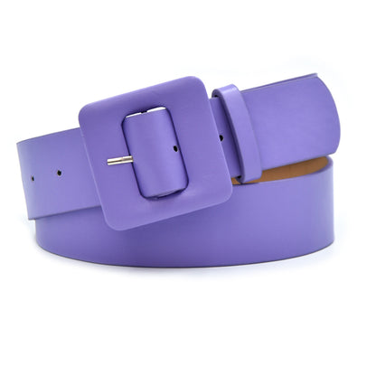 Non-porous square bag buckle belt