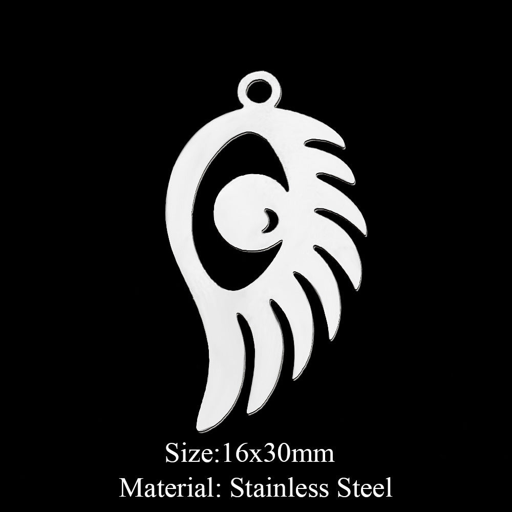 5 pcs/bag, eye fairy face pendant.