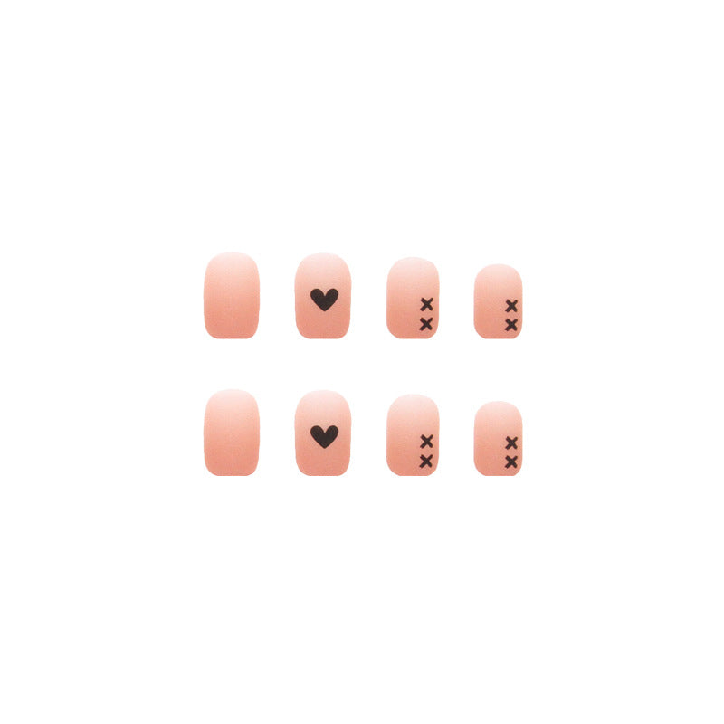 Summer Matte Textured Sweet Cool Wearable Nails