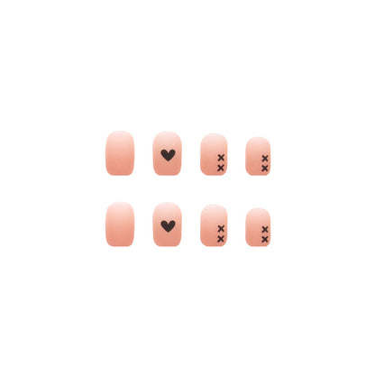 Summer Matte Textured Sweet Cool Wearable Nails