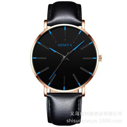 Geneva Fashion Thin Men's Quartz Watch
