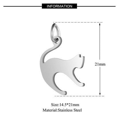 5 pcs/titanium steel jewelry connecting accessories pendant