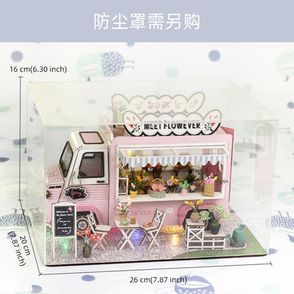 3D Puzzle DIY Wooden House