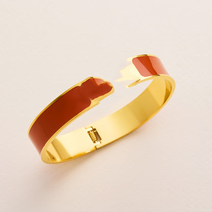 H letter titanium steel bracelet