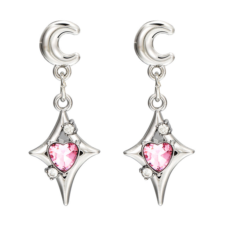 Star Tassel Stud Earrings