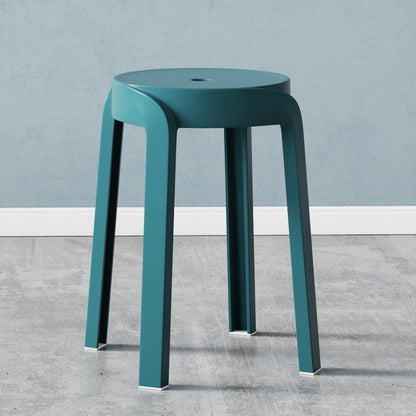 Thick Plastic Stool Stackable Home