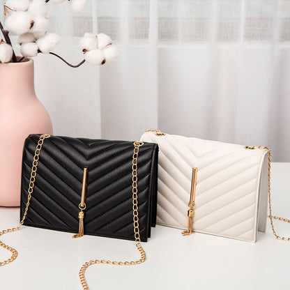V pattern pressure grid pillow bag
