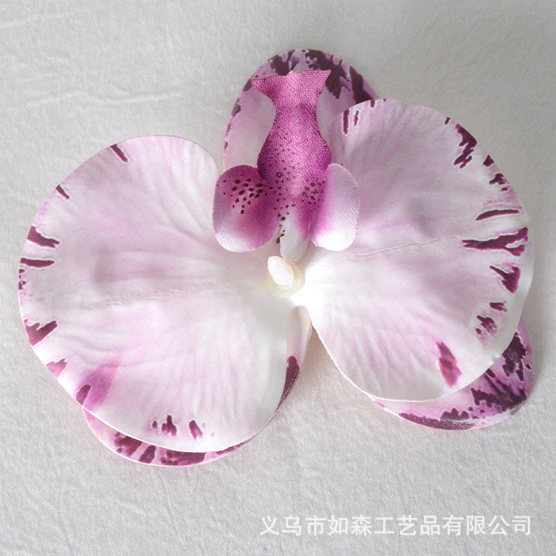 Cabeza de flor de orquídea mariposa de laminación 3D de simulación 