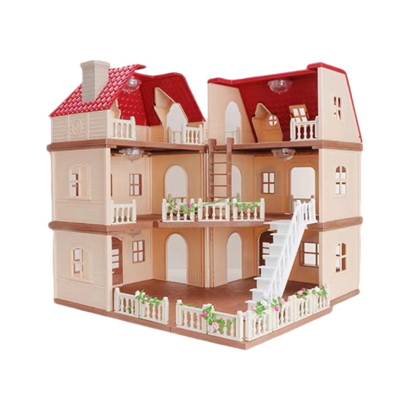 Forest Family Dollhouse Toy Villa